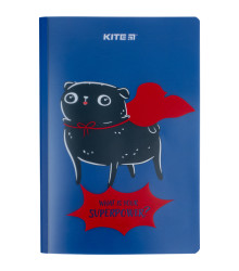 Блокнот KITE А5 40 арк. Weird dog пласт.обкл. двійна
