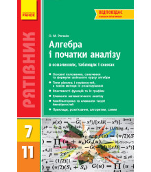 СП Алгебра і поч. аналізу у визн.табл.і схем.  7-11 кл. Рятівник 2.0 (Укр)