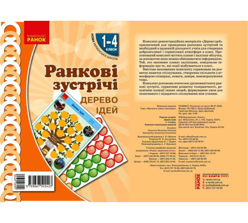 НУШ Ранкові зустрічі. Плакат. Дерево ідей 1-4 кл. (Укр)