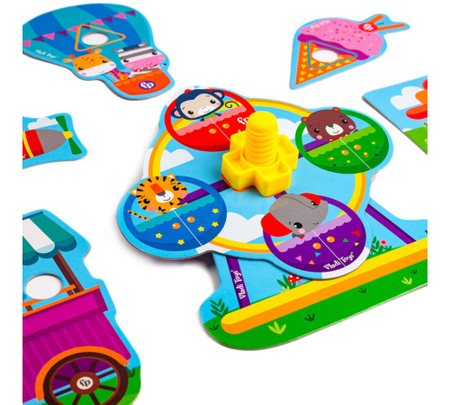 Гра-конструктор з болтами Fisher-Price. Парк розваг для малят