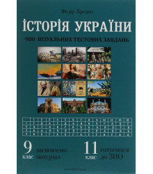 Електронна книга Історія України. 900 візуальних тестових завдань.