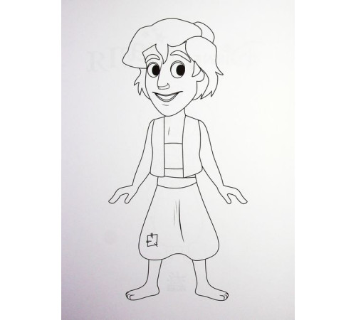 Навчальні книжки Disney Маля. Гра з кольором. Аладдін Навчальні книжки Disney Маля. Гра з кольором. Аладдін