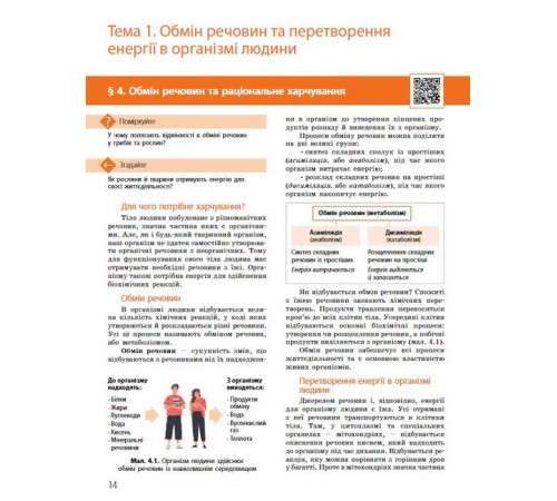 Робочі зошити Біологія, 8 клас. Підручник для класів з поглибленим вивченням біології
