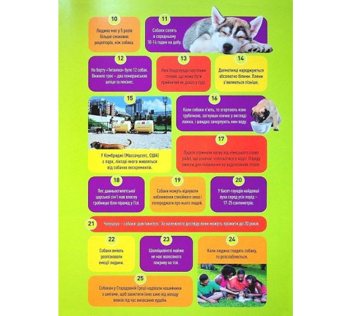 Енциклопедії National Geographic Kids. Гав! 100 цікавих фактів про собак