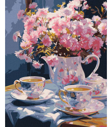 Картина за номерами - Вишукане чаювання ©art_selena_ua