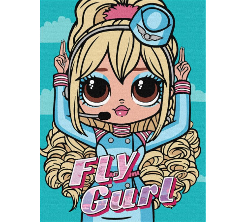 Аніме Набір для розпису по номерах для дітей "L.O.L. Surprise! O.M.G. Fly Gurl" 30х40 см Аніме Набір для розпису по номерах для дітей "L.O.L. Surprise! O.M.G. Fly Gurl" 30х40 см