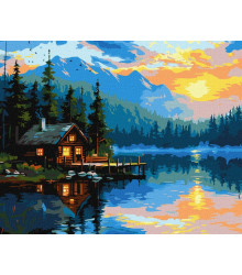 Картина за номерами - Озерний затишок ©art_selena_ua