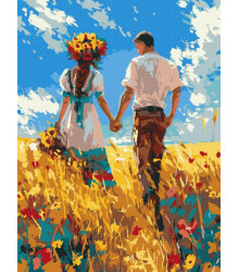 Картина за номерами - Прогулянка закоханих ©art_selena_ua