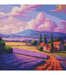Алмазна мозаїка - Лавандове поле ©art_selena_ua