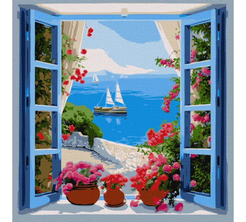 Пейзажі Картина за номерами - Морський пейзаж ©art_selena_ua Пейзажі Картина за номерами - Морський пейзаж ©art_selena_ua
