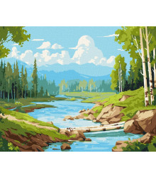 Картина за номерами - У березовому гаю ©art_selena_ua