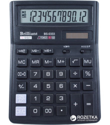 Калькулятор Brilliant BS-0333 настол. 12разр, 2 пам, 143*192