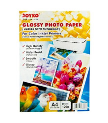 Фотопапір А4 глянець    GSP-А4-120  gsm   (50л) (1/40)
