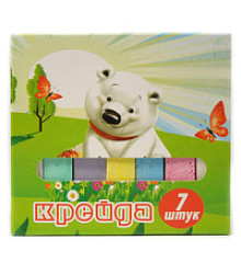Крейда кольорова 7 шт. іТЕМ_110702 (1 285)