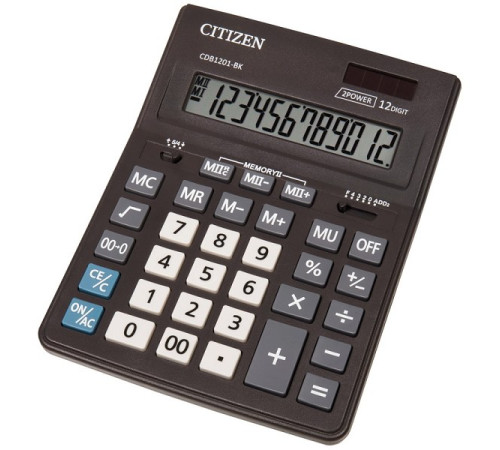 Калькулятори Калькулятор CITIZEN СDB -1201-BK, настол.12-разр.155*205мм Калькулятори Калькулятор CITIZEN СDB -1201-BK, настол.12-разр.155*205мм