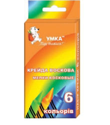 Крейда воскова УМКА 6 кольор. МЛ80 (48 576)