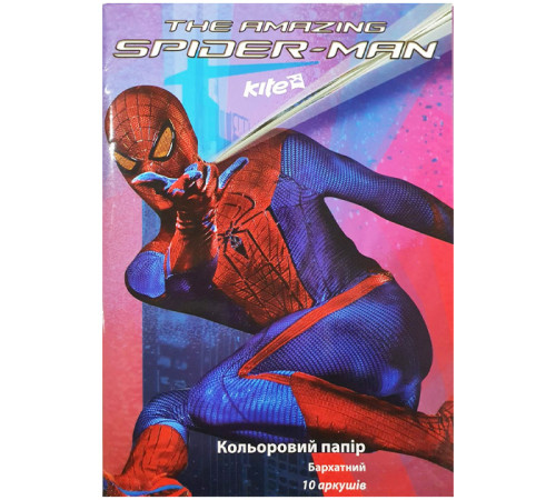 Паперова продукція Папір кольоровий SM13-251K бархат.Spider-man A4(10арк 10кол) Паперова продукція Папір кольоровий SM13-251K бархат.Spider-man A4(10арк 10кол)