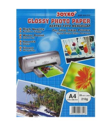 Фотопапір GSP-F4-210 А4 глянець 210 gsm (20л) (1 50)