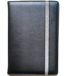 Блокнот Bourgeois 9239 А5/80арк шкірзам Тв.обкл. /диз.9239/ вн. Бл.80г, чисті (1/40)