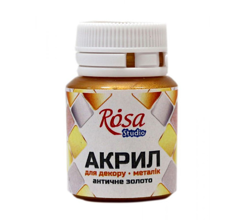 Акрил Акрил АКРИЛ д декору 22001 Античне золото, 20 мл ROSA Talent (1 140) Акрил Акрил АКРИЛ д декору 22001 Античне золото, 20 мл ROSA Talent (1 140)