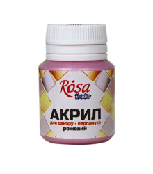 АКРИЛ д декору 22037 Рожевий, перламутр 77 20 мл ROSA Studio (1 140)