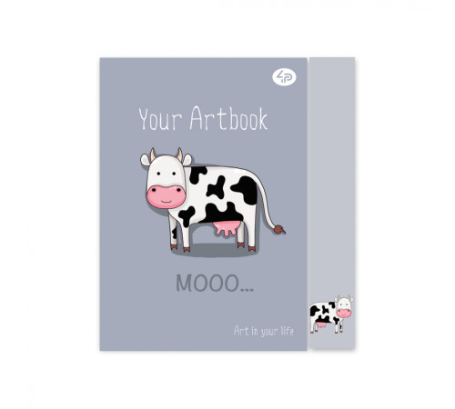 Блокноти Блокнот TM Profiplan Artbook cow, A6 Блокноти Блокнот TM Profiplan Artbook cow, A6