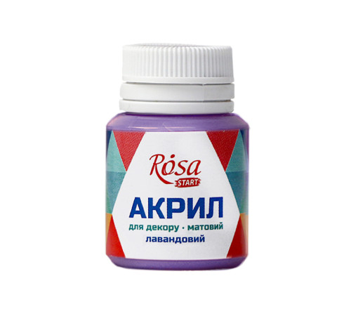 Акрил Акрил АКРИЛ д декору 20035 Лавандовий, матовий, 20мл, Rosa Start(1 140) Акрил Акрил АКРИЛ д декору 20035 Лавандовий, матовий, 20мл, Rosa Start(1 140)