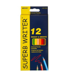 Олівці кольорові Superb writer 4100-12СВ 12цв. (12 240)