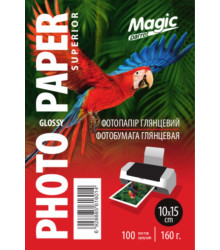 Фотопапір Magic 10х15 глянц 160 г (100 арк.) Superior 6014