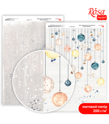 Папір диз. двостор. матовий Rosa Talent 5318069 Winter Dreamer 5, 21*29,7 см, 200г м2 (5)