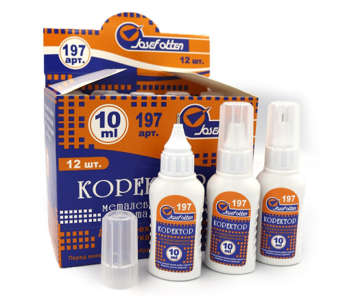 Коректор Коректор з пензликом Josef Otten 197 2в1 10 ml Коректор Коректор з пензликом Josef Otten 197 2в1 10 ml
