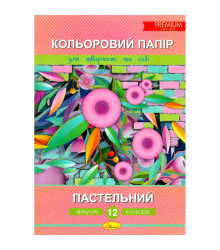Папір кольор. А4 12 Апельсин КПП-А4-12 Пастель Преміум 90г м (25)