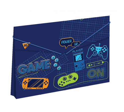 Папка Папка YES пласт. на резинці 38*25см "GAME"