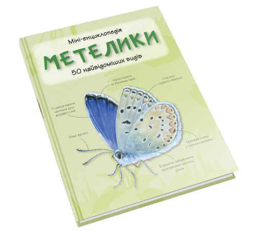Енциклопедії Метелики. 50 найвідоміших видів: міні-енциклопедія.