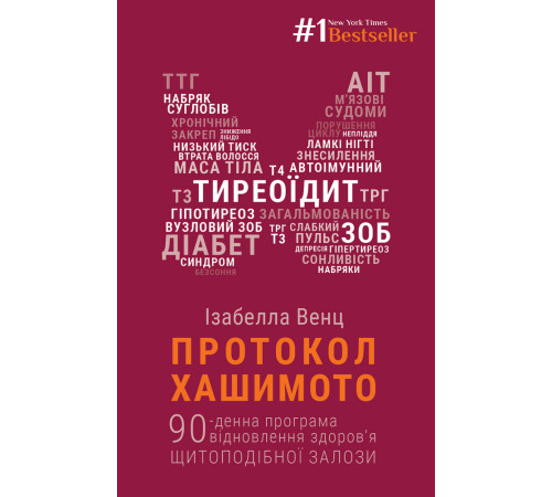 Краса та здоров'я Протокол Хашимото. 90-денна програма відновлення здоров’я щитоподібної залози Краса та здоров'я Протокол Хашимото. 90-денна програма відновлення здоров’я щитоподібної залози